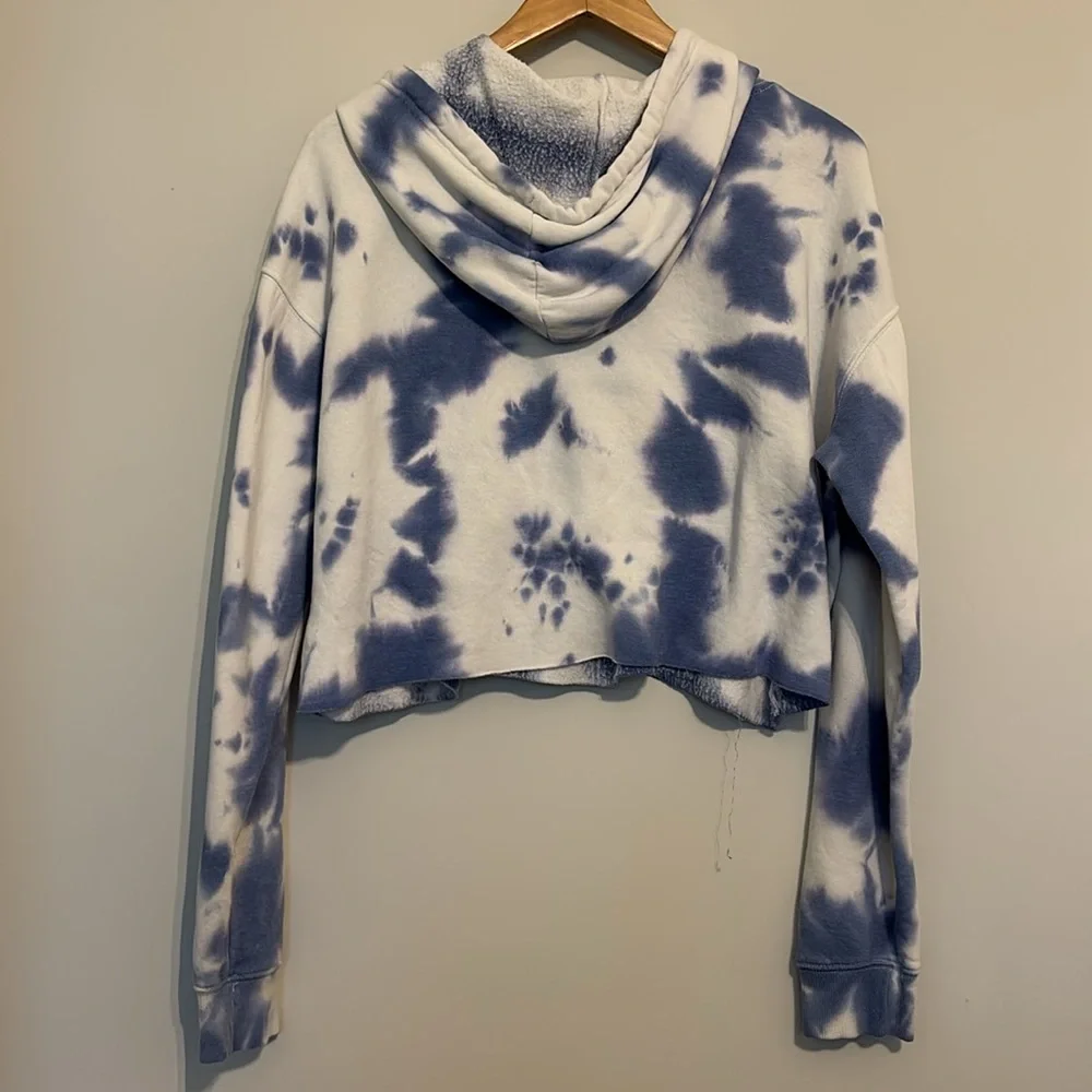 Wild Fable Tie Dye Cropped Hoodie Sz L EUC - Picture 4 of 4